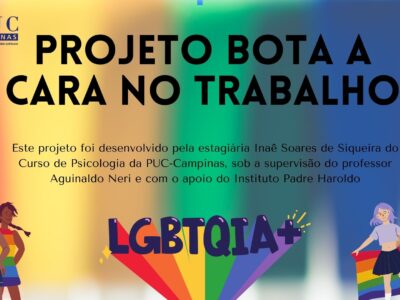 Projeto “Bota a cara no trabalho”!